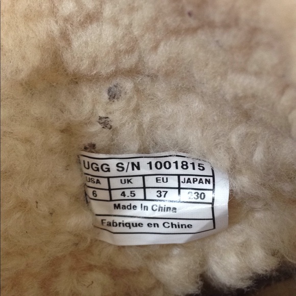 Ugg Women's Caspa Shearling Leather Boots Brown 6 - Picture 7 of 8